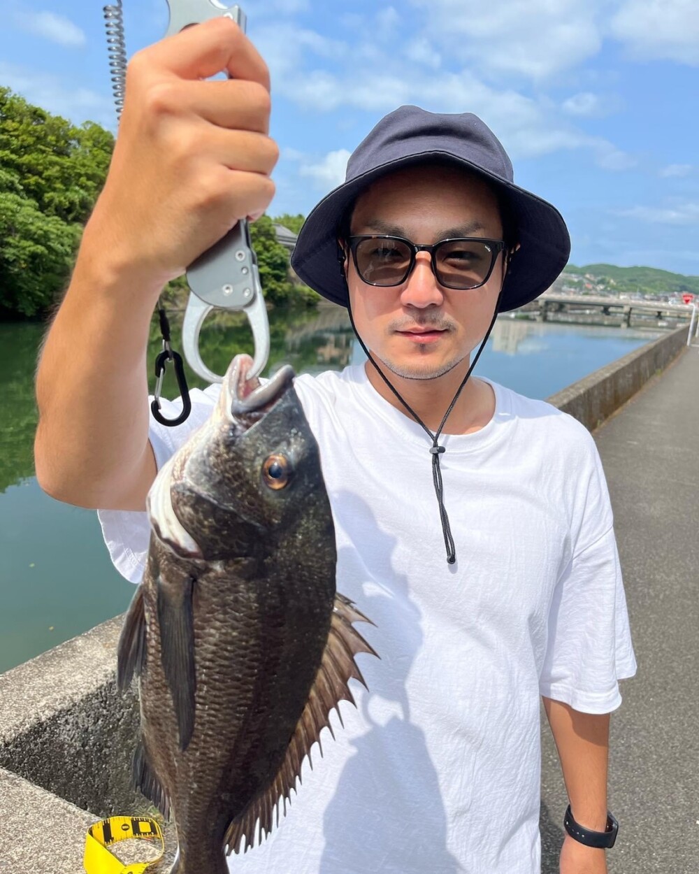 チヌもトップで釣るのも初めて。 楽しかった。の画像