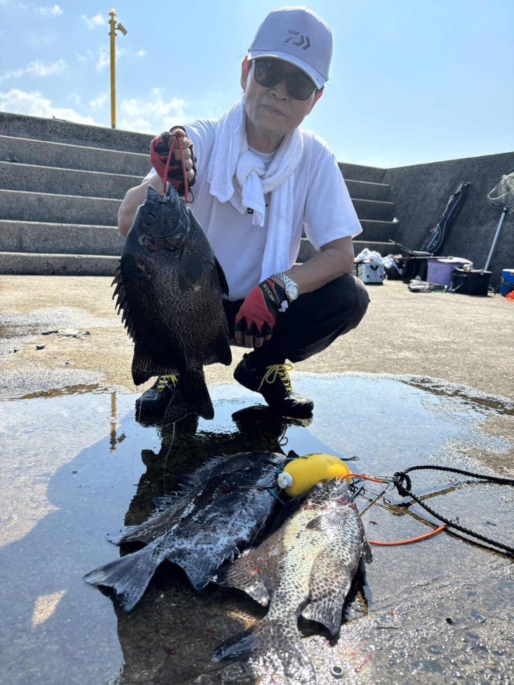 壱岐にて… 昨日から鯛取マッチに参加して来ました^ – ^。の画像