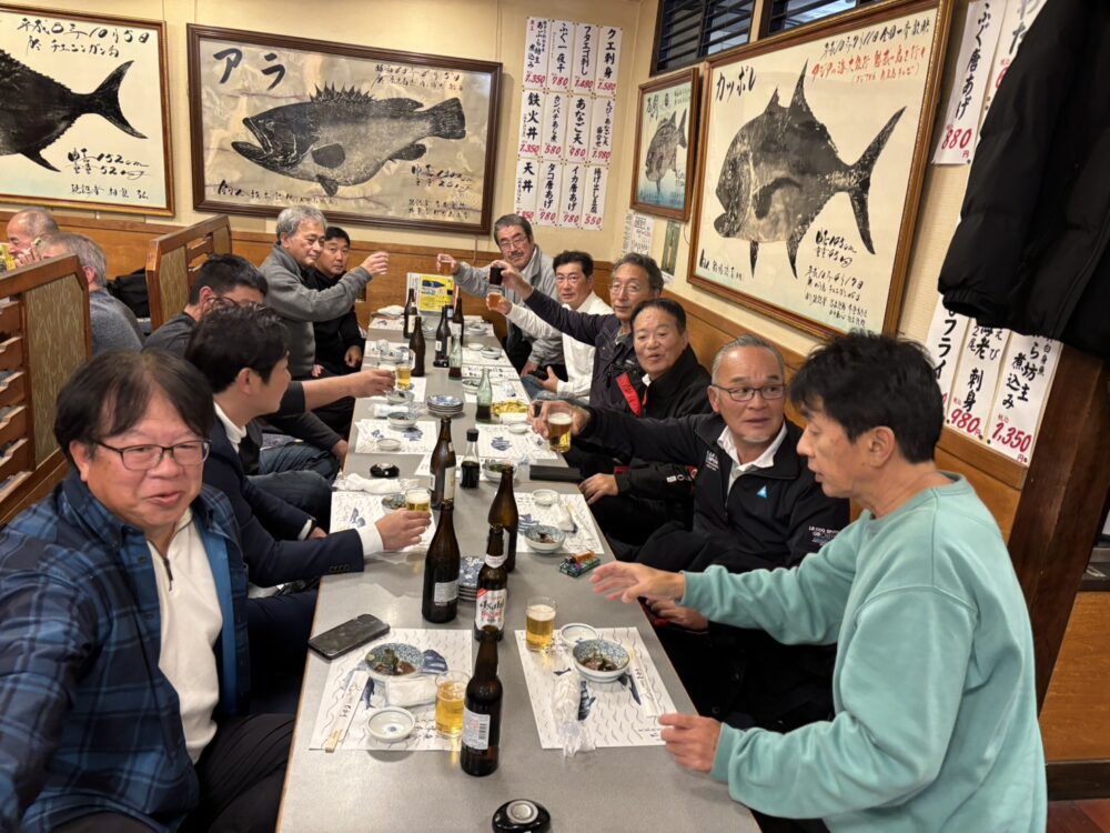 AMA(波止フカセ研究会)の納会(忘年会)の画像